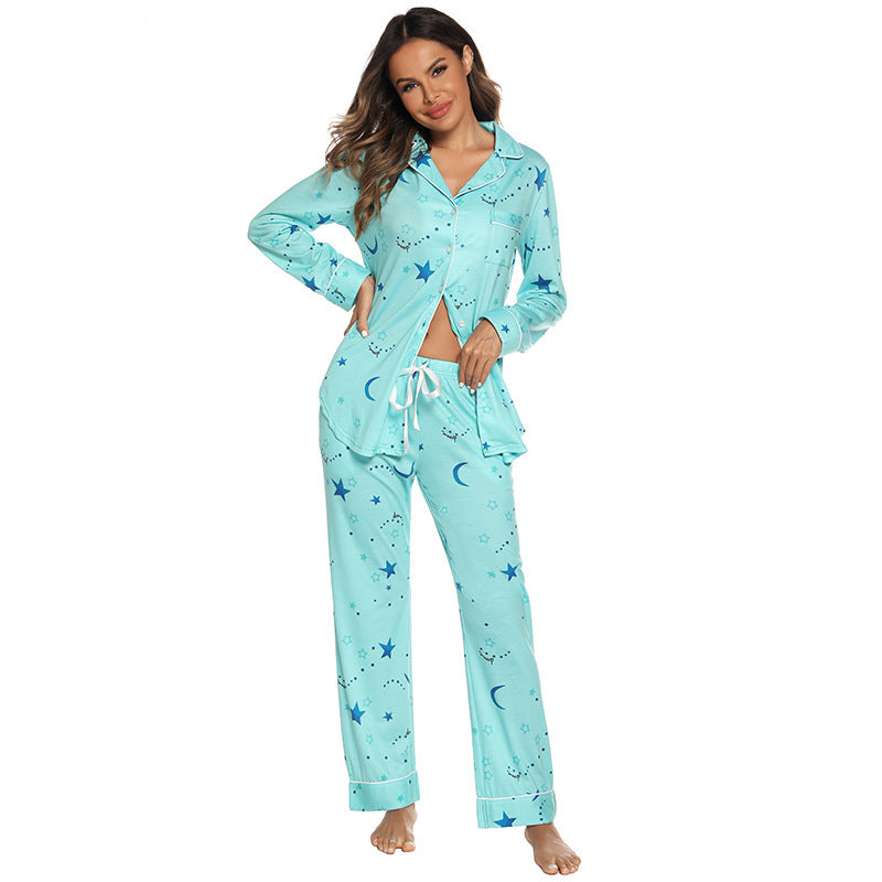 Home wear pajamas suit-D275