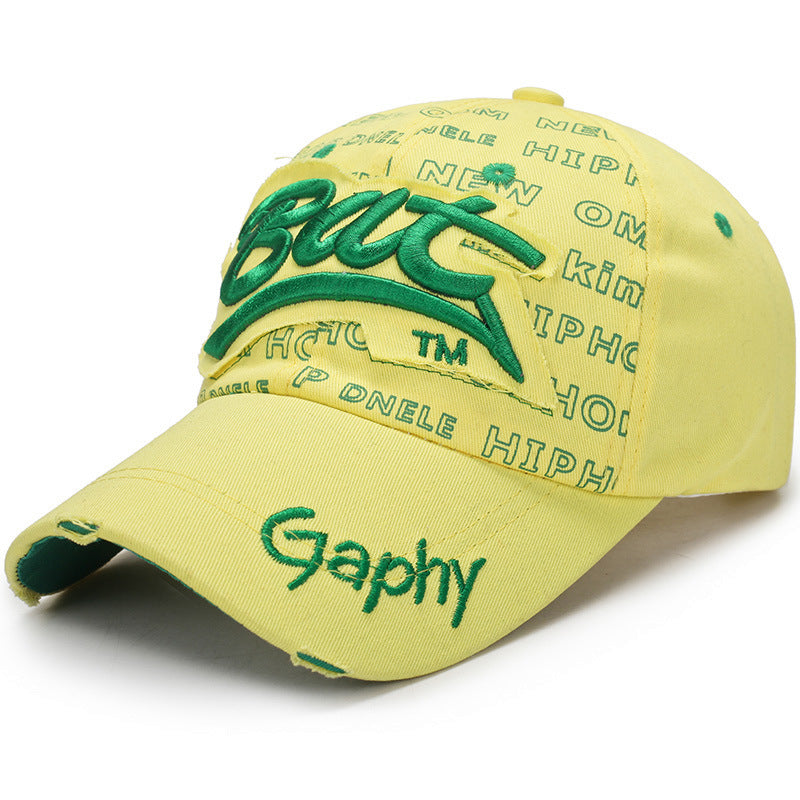 Baseball cap with 3D embroidery-D294