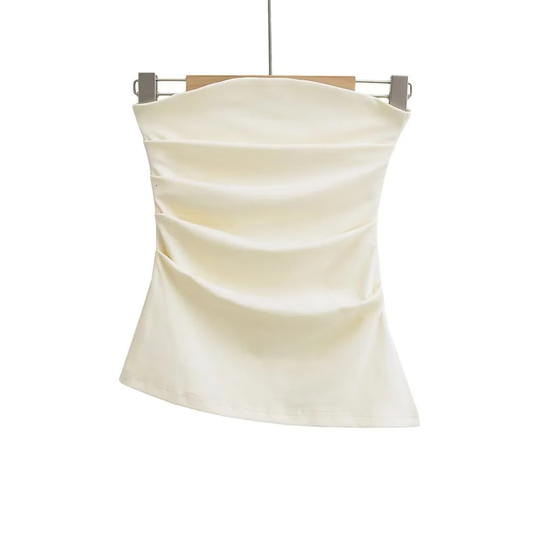 Sexy one-shoulder top-D747