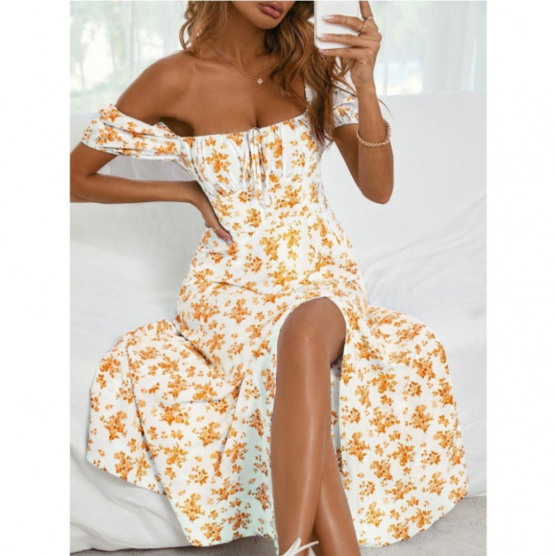 Floral slip dress-D863