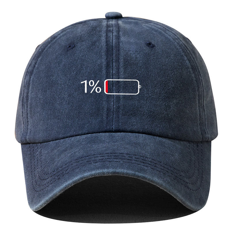 "Low Battery "Baseball Cap-D295