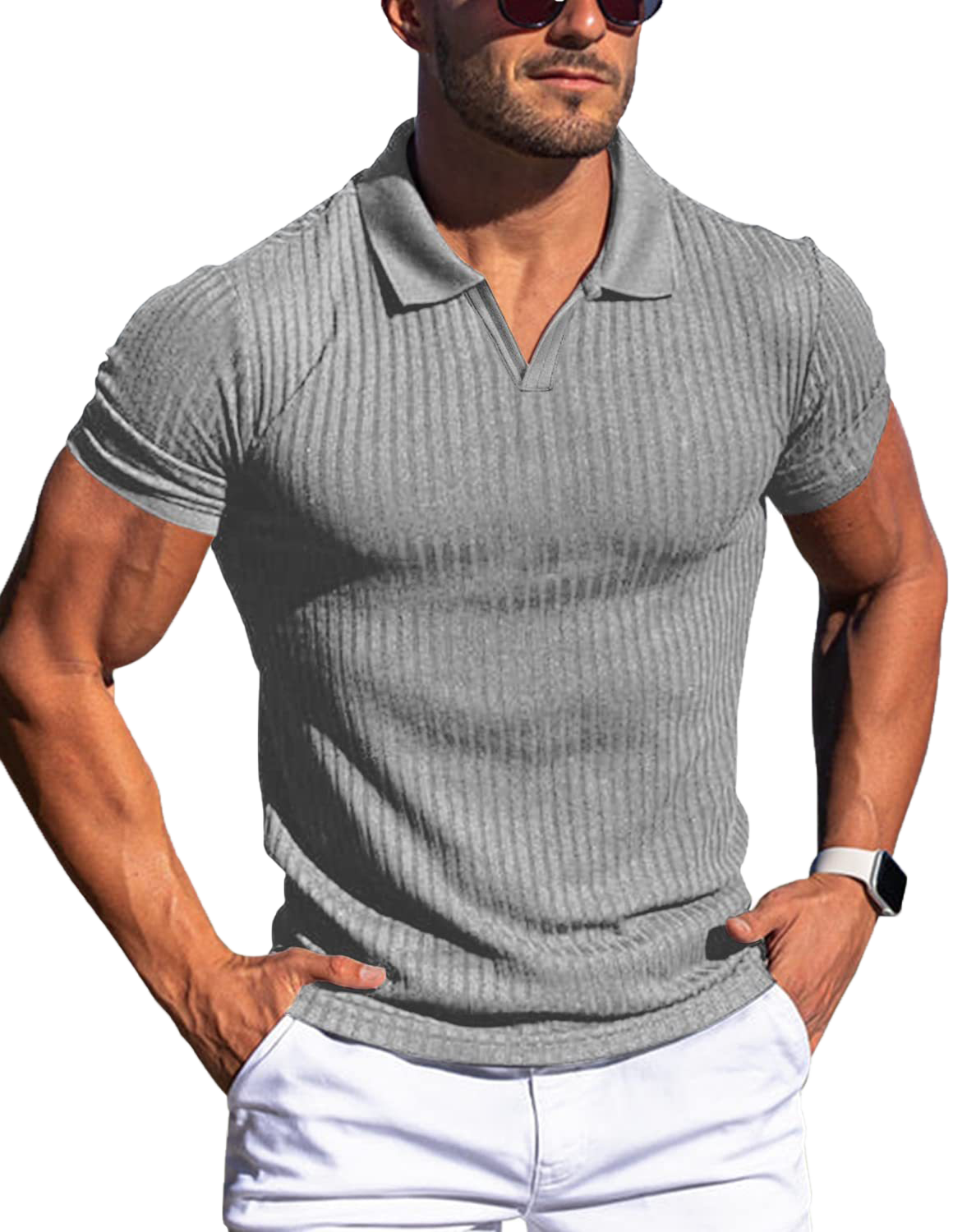 Business polo shirt fit-D196