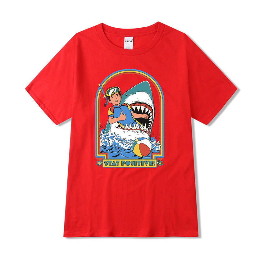 Printed T-Shirt-D539
