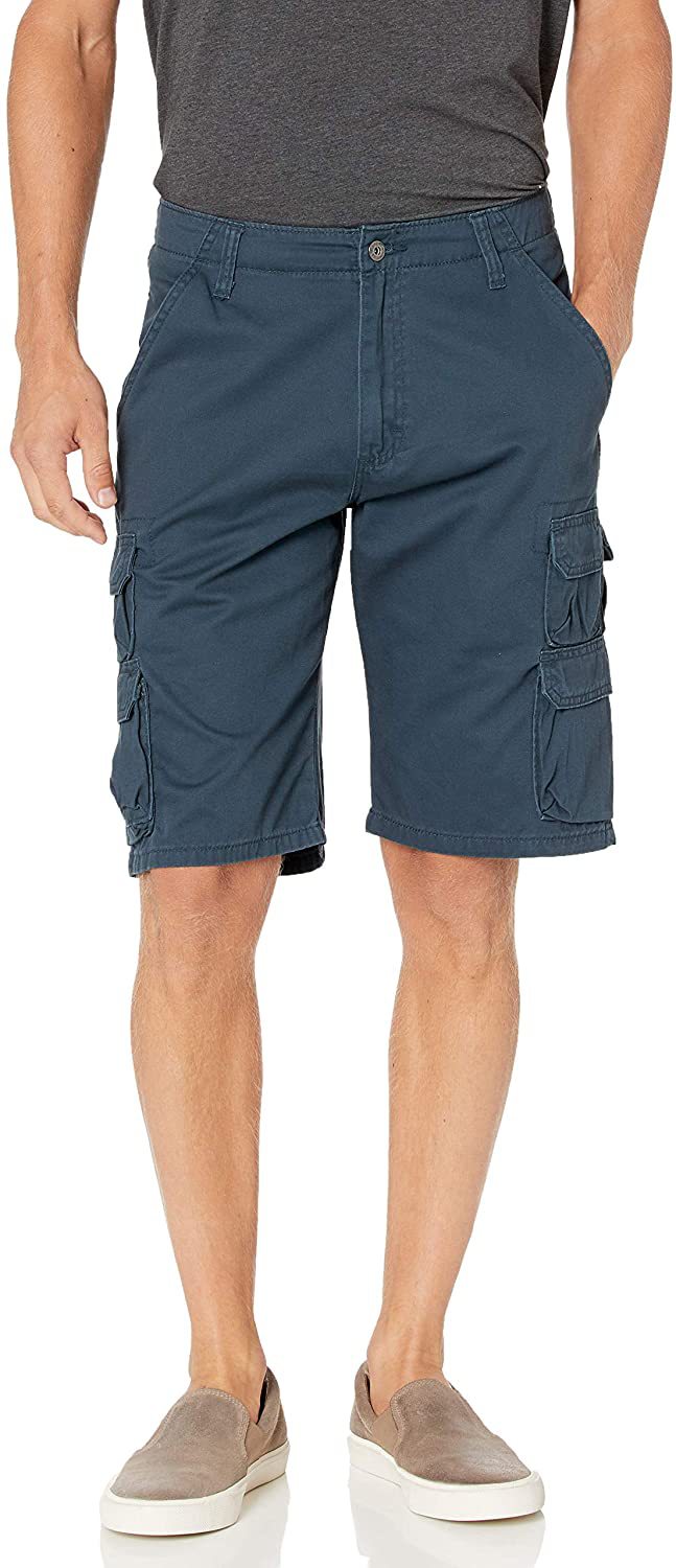 Multi-Pocket Cargo Shorts-D337