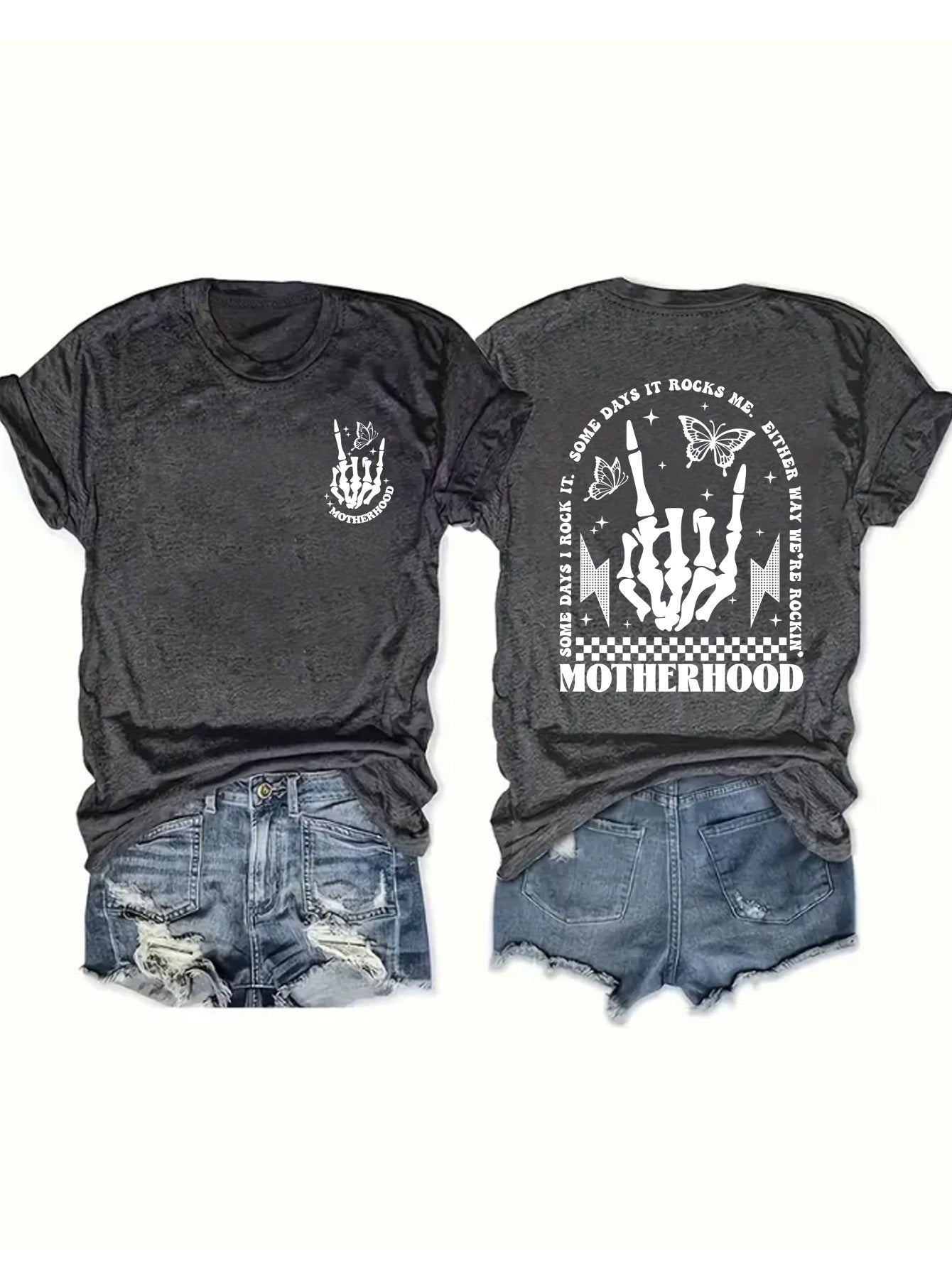 Finger print Tee-D622