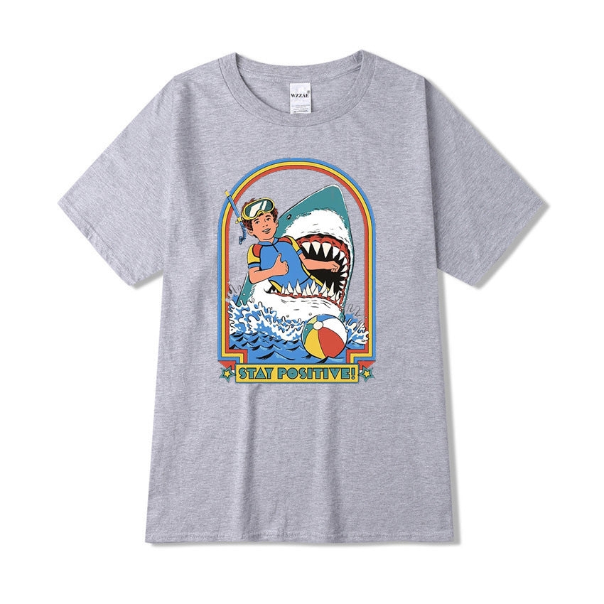 Printed T-Shirt-D539