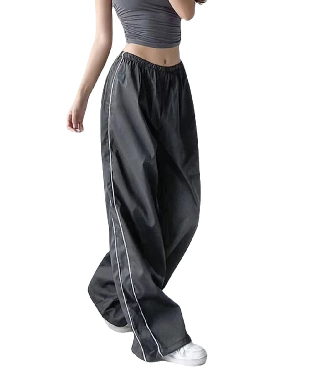 Oversize striped slacks-D320