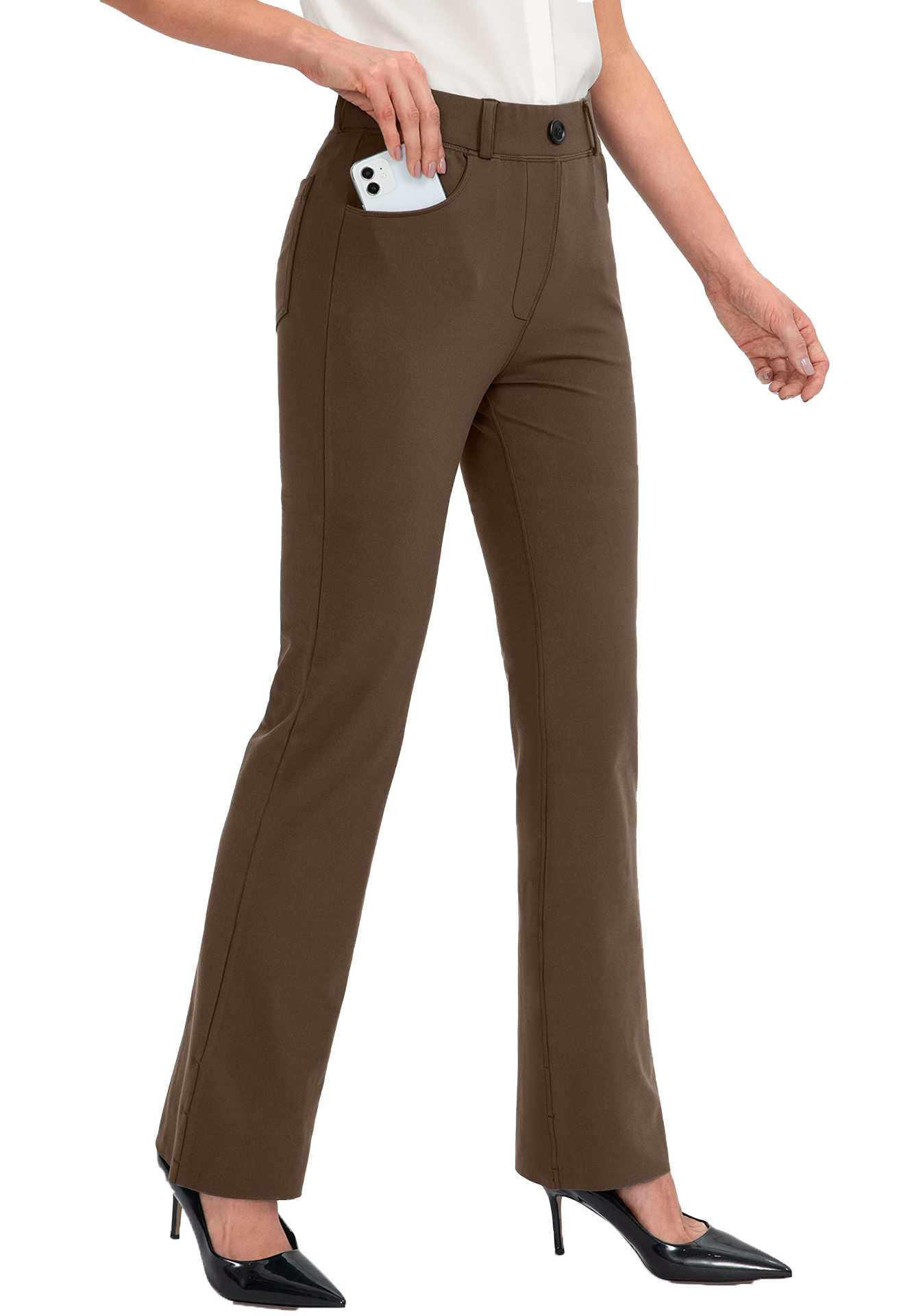 Business straight-leg pants-D175