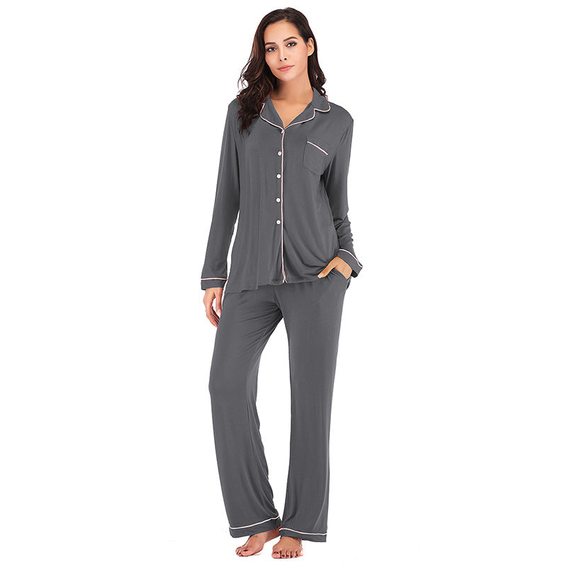 Home wear pajamas suit-D275