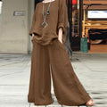 Solid color two piece suit-D839