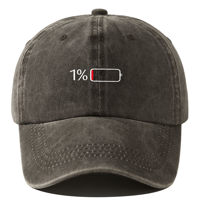 "Low Battery "Baseball Cap-D295