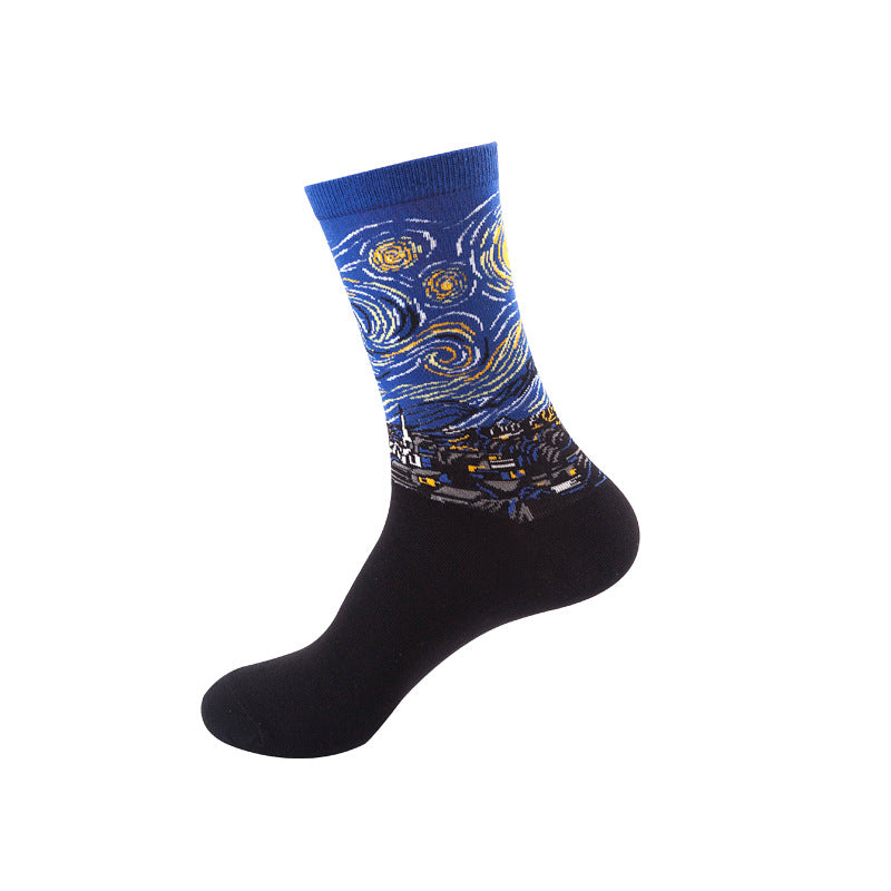 Cartoon mid-tube socks-D236