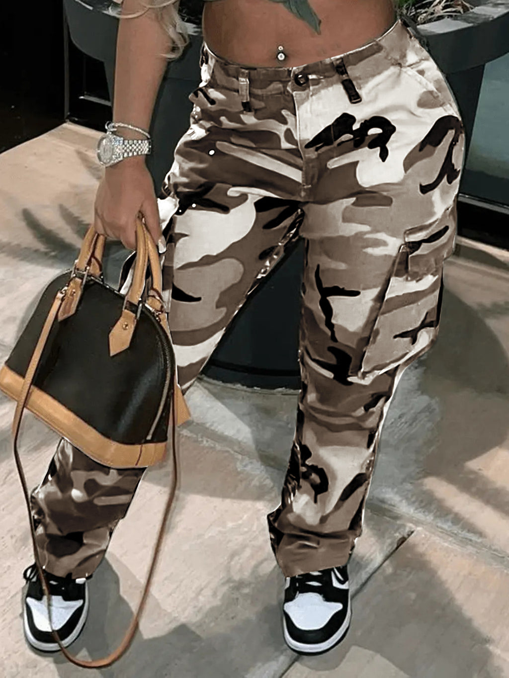 Camouflage overalls-D436