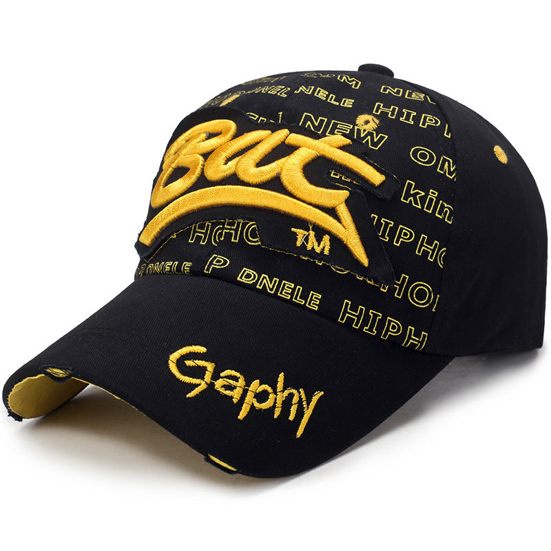 Baseball cap with 3D embroidery-D294