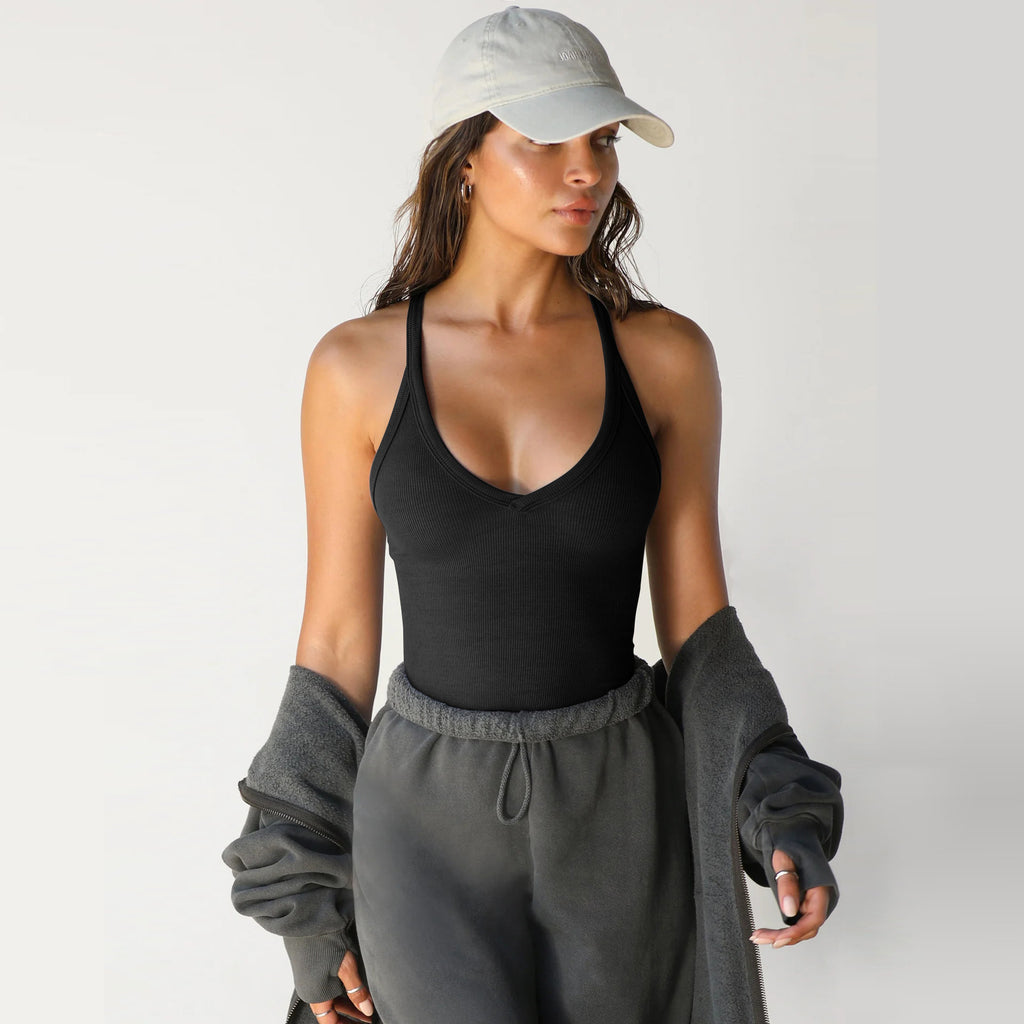 Knitted sexy vest-D450