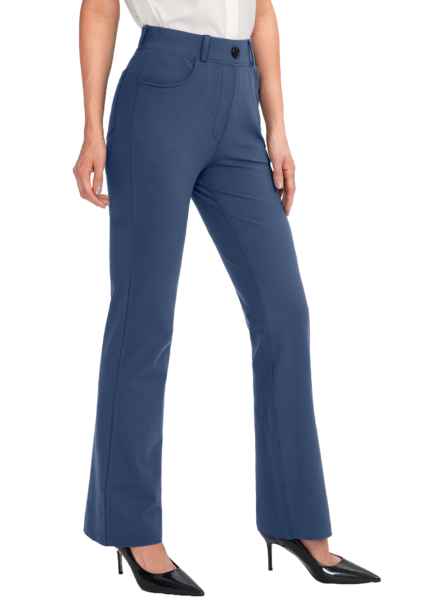 Business straight-leg pants-D175