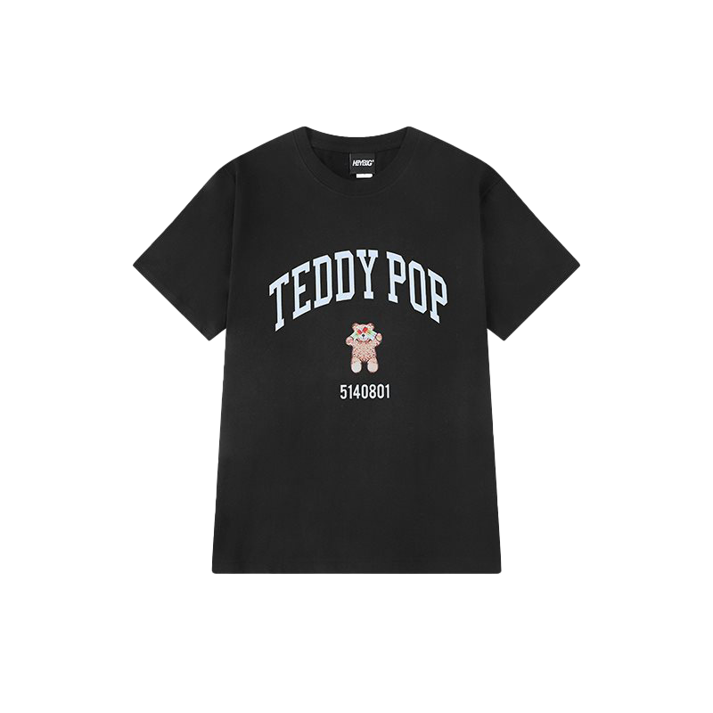 Letter print cartoon trend TEE-D399