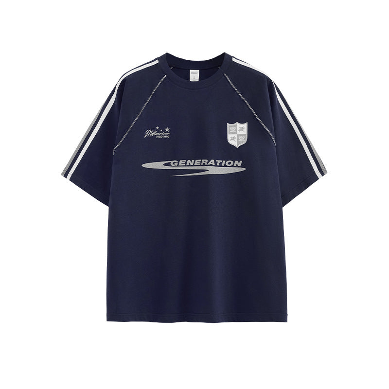 Line jersey style TEE-D521