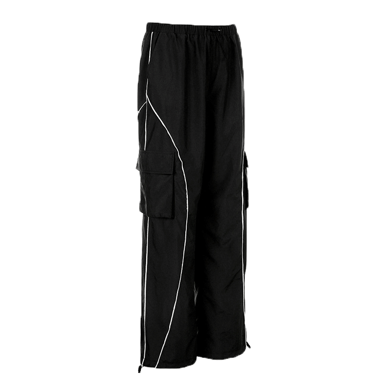 Line pants oversize-D33
