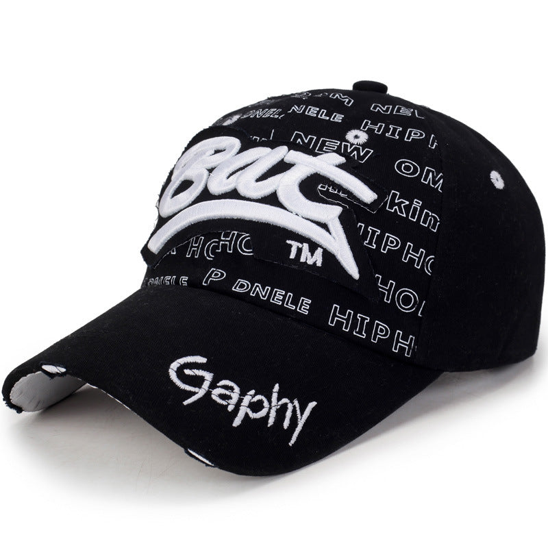 Baseball cap with 3D embroidery-D294