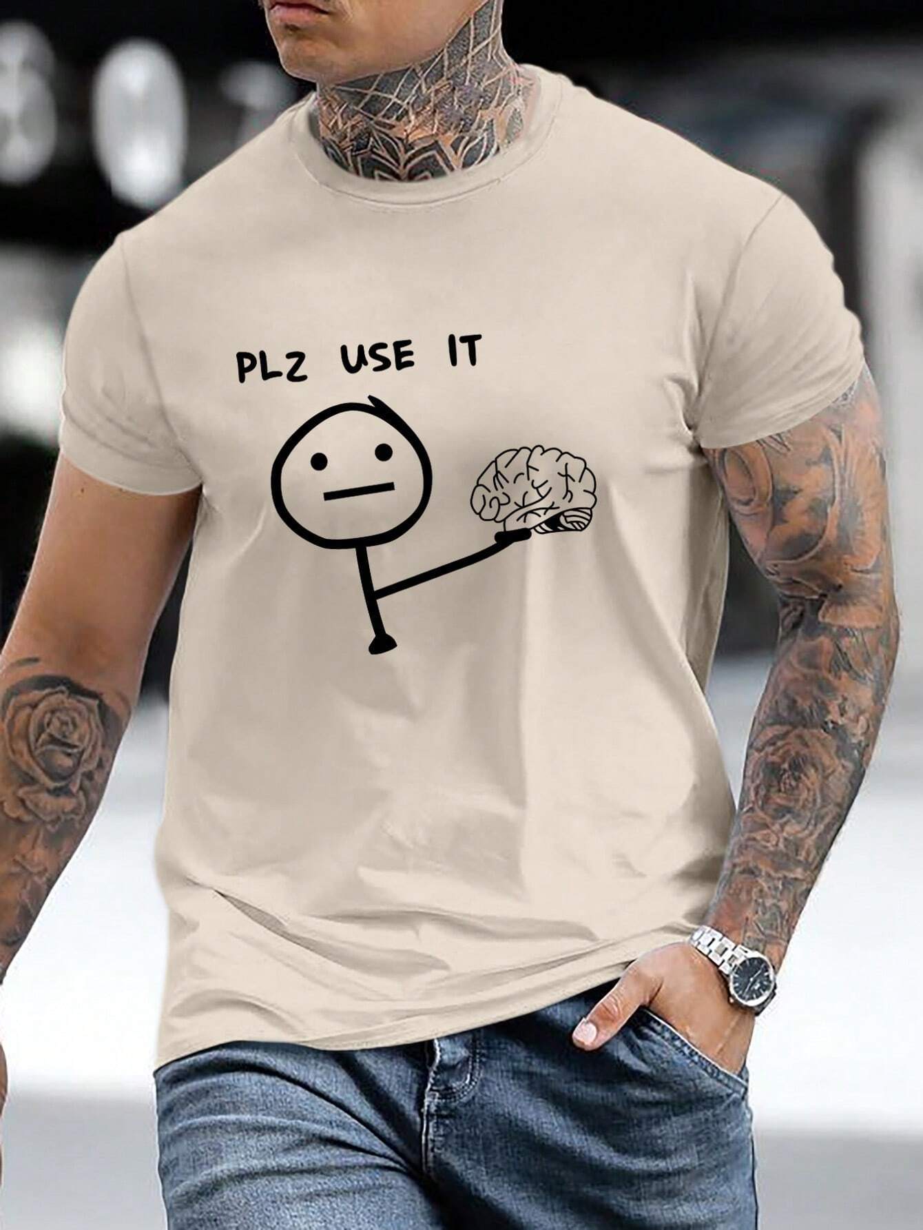 "PLS USE IT"TEE-D662