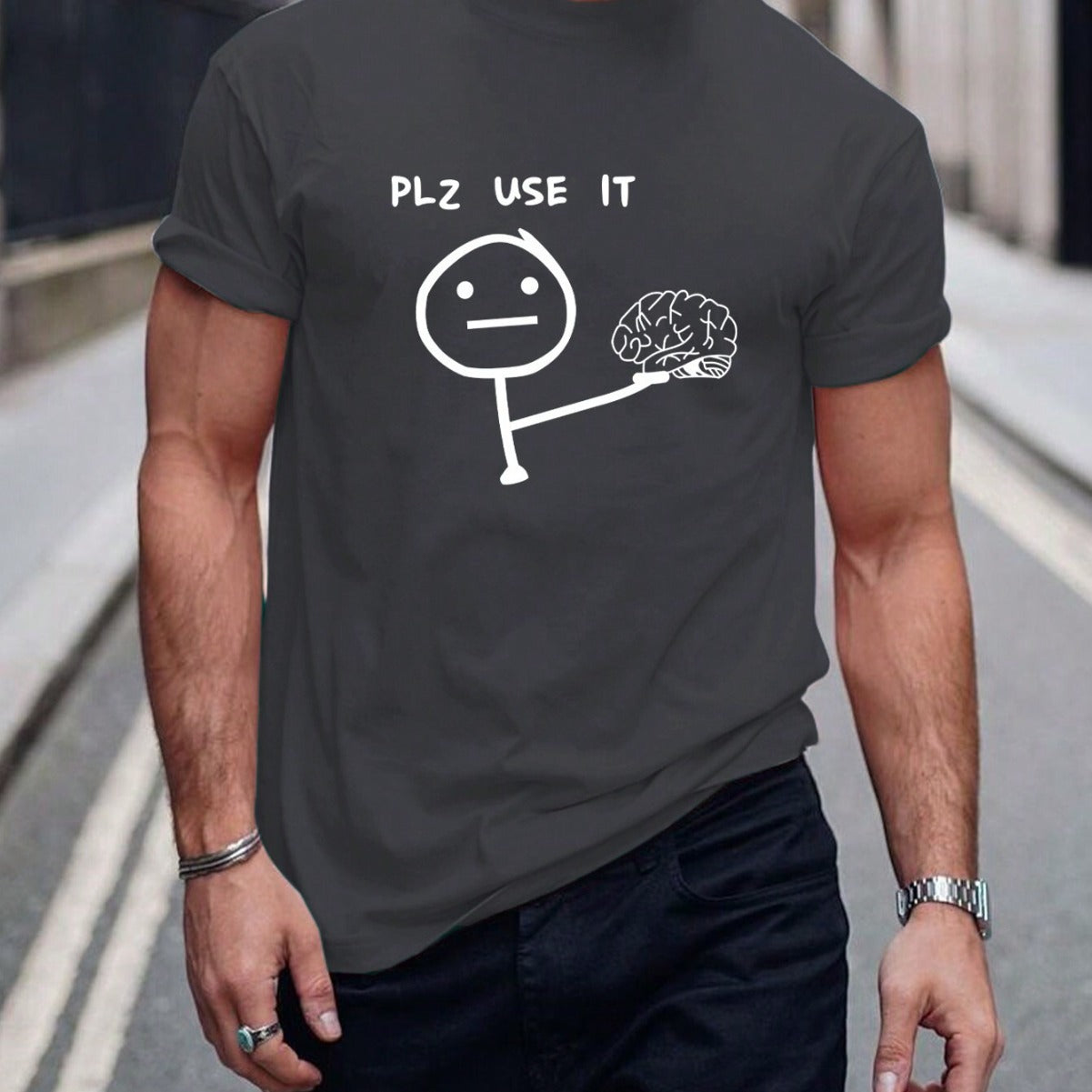 "PLS USE IT"TEE-D662