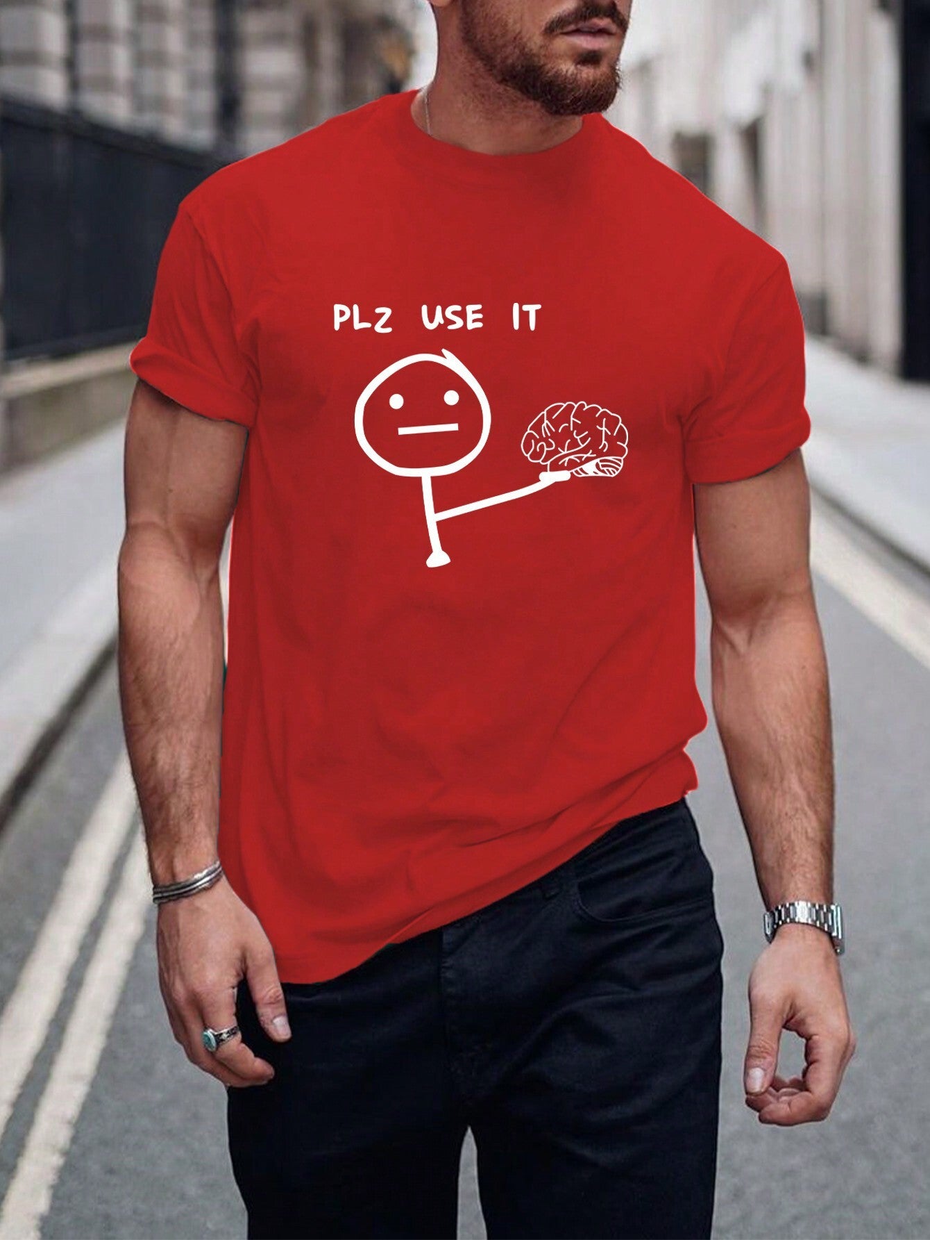 "PLS USE IT"TEE-D662