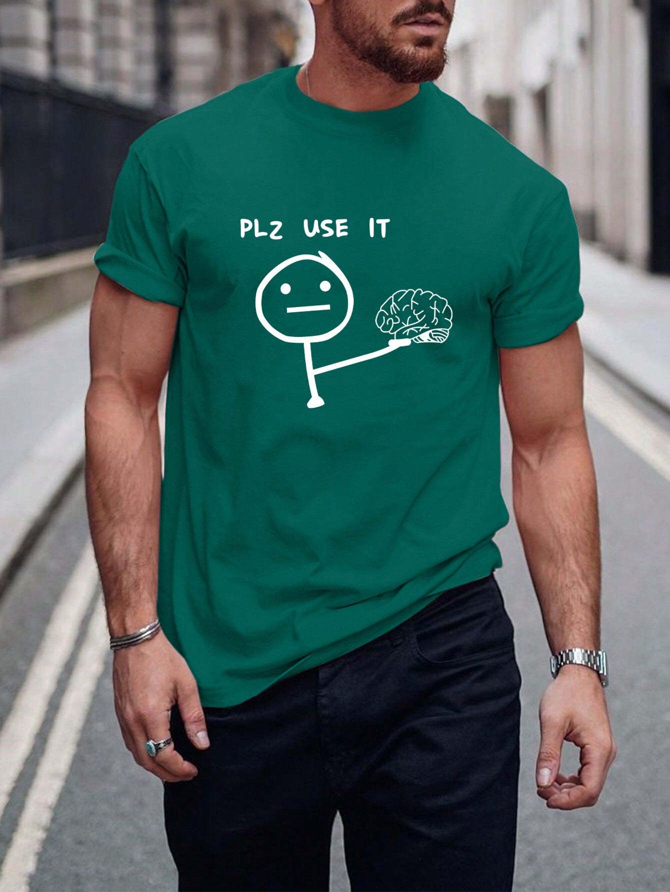 "PLS USE IT"TEE-D662