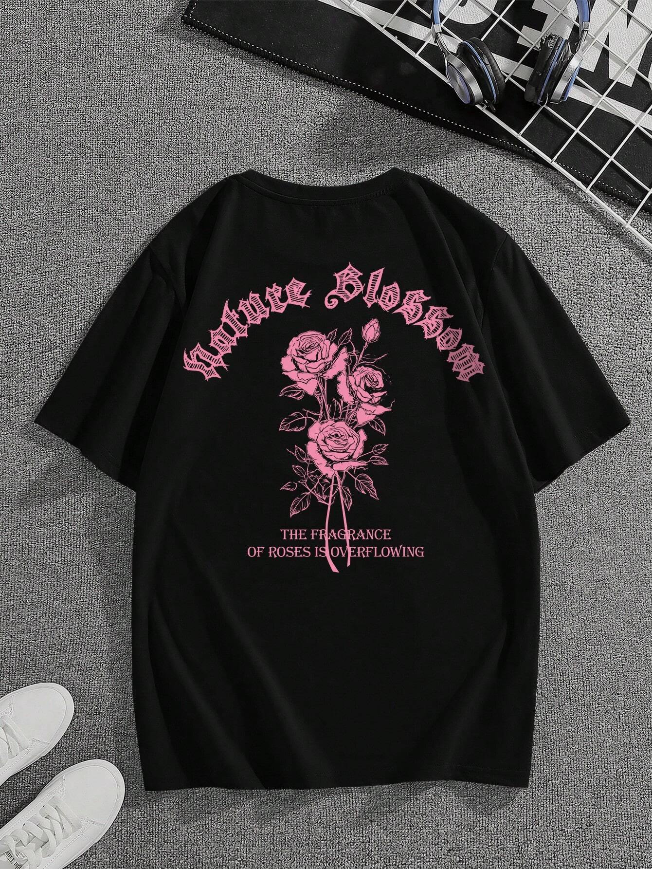 Oversized logo TEE-D618