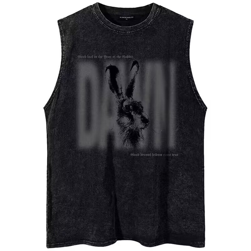 Sleeveless vest-D565