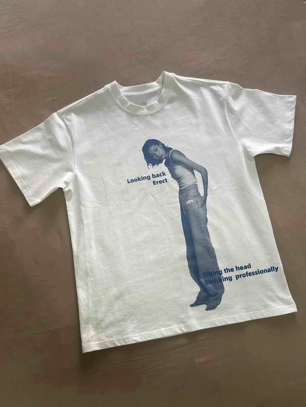 Vintage print TEE-D861