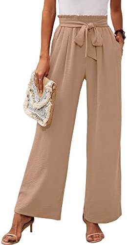 Wide-leg pants-D118
