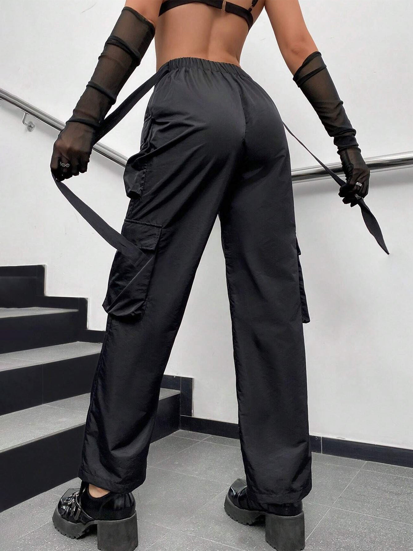 Cargo pants unique design-D561
