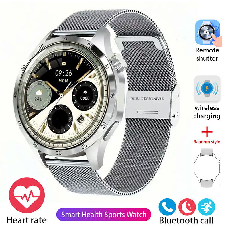 High-end GT4Pro Waterproof Smart Watch Zinc Alloy Round Shape Health Monitoring Professional Fitness Tracker