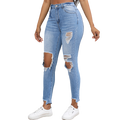 Ripped vintage jeans-D428