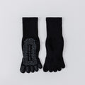Yoga socks professional non-slip mid-barrel sports five-finger socks floor Pilates autumn and winter split toe stockings