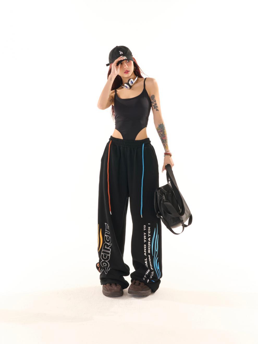 Oversizer design pants-D628