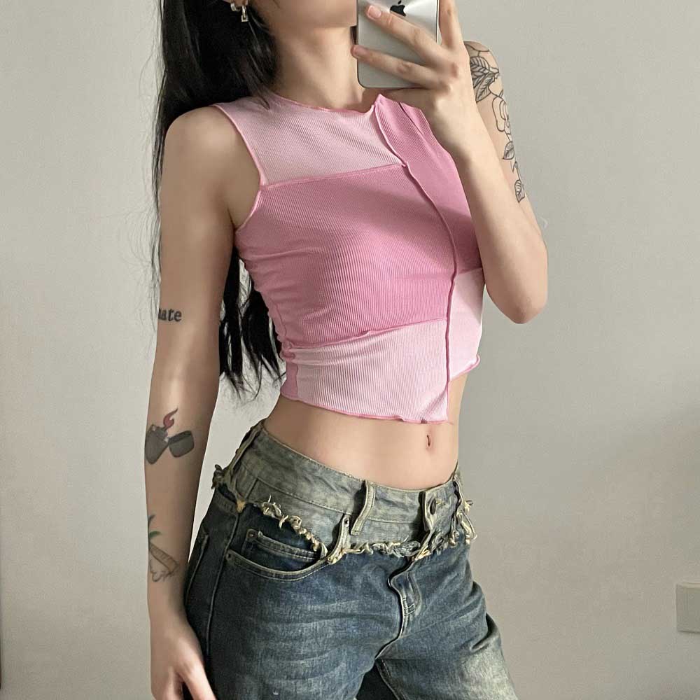 Sexy top vest-D753