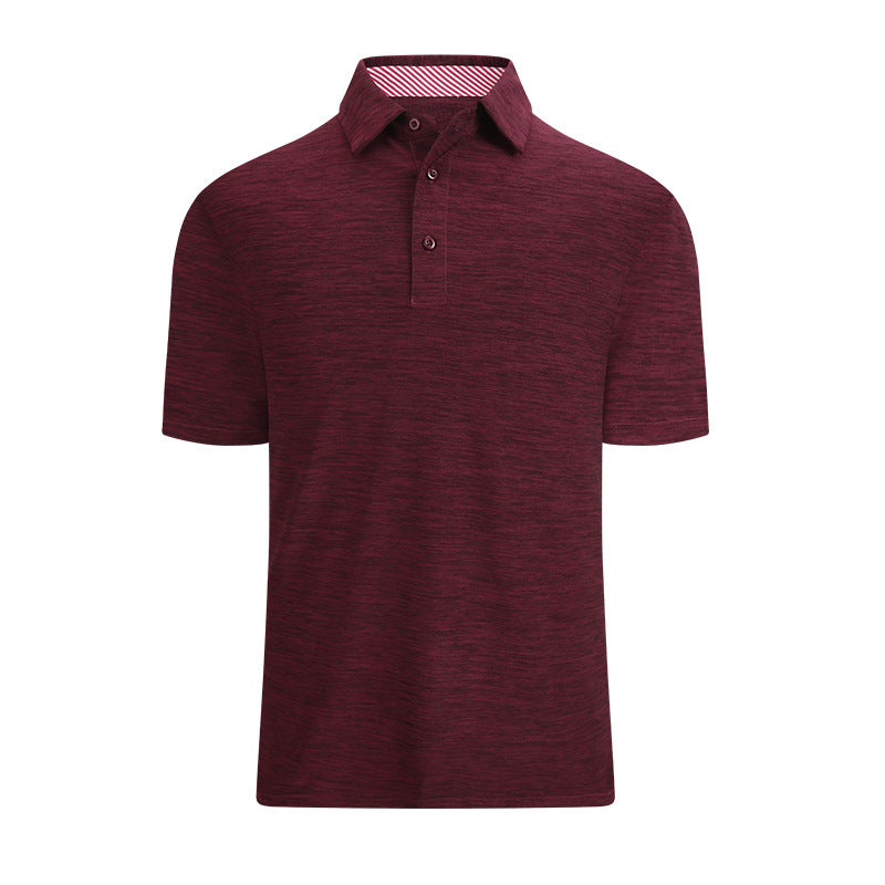 Business button fitted polo-D202