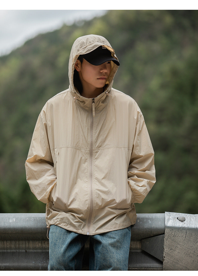 Outdoor hooded sun protection clothing-D790