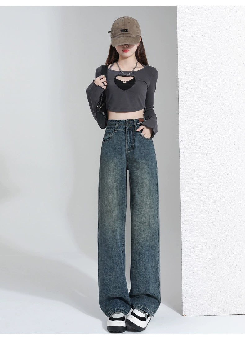 Straight jeans-D96