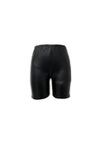 Fitted leather pants-D547