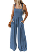 One-piece vest pants-D324