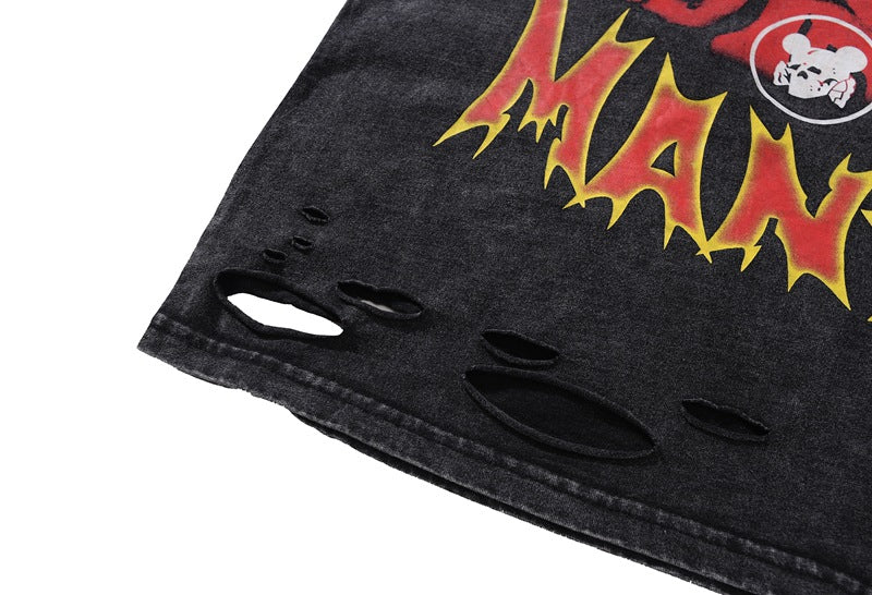 Vintage Reggae Distressed Vest-D454