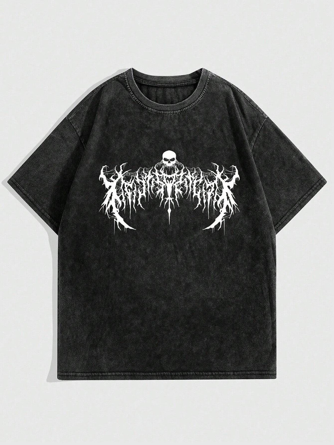 Lettering Drop Shoulder TEE-D171
