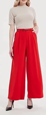Casual wide-leg pants-D121