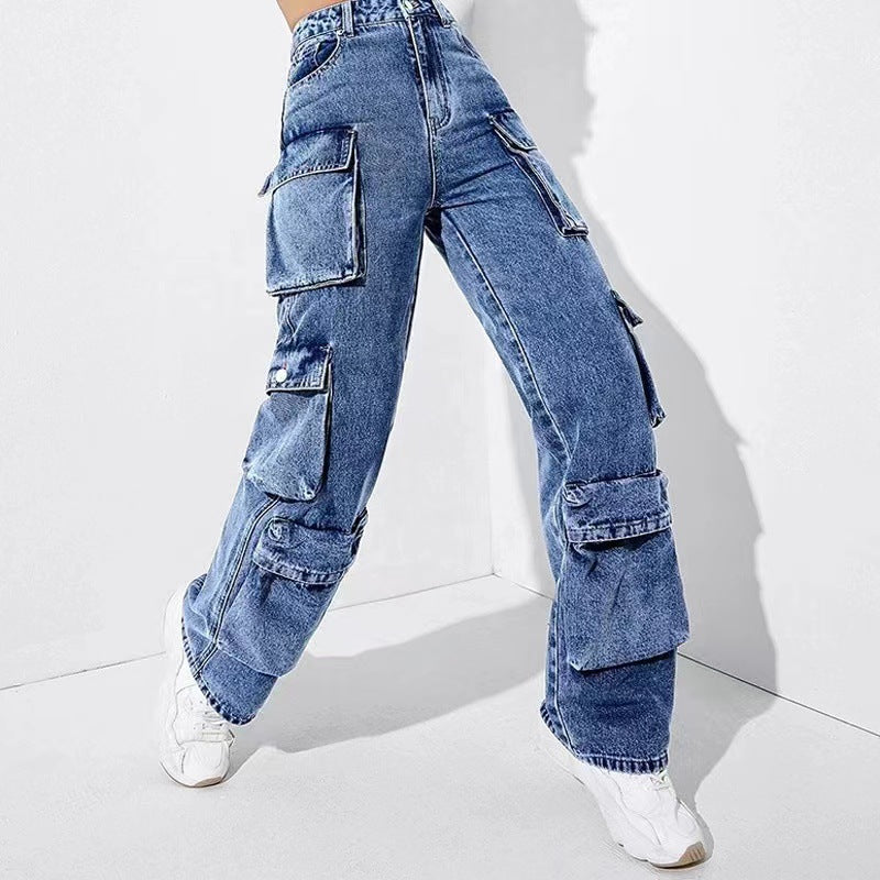 Denim overalls-D95