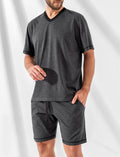 Short-sleeved suit-D259
