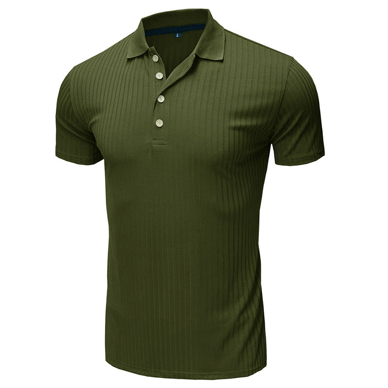 Business button fitted polo-D199