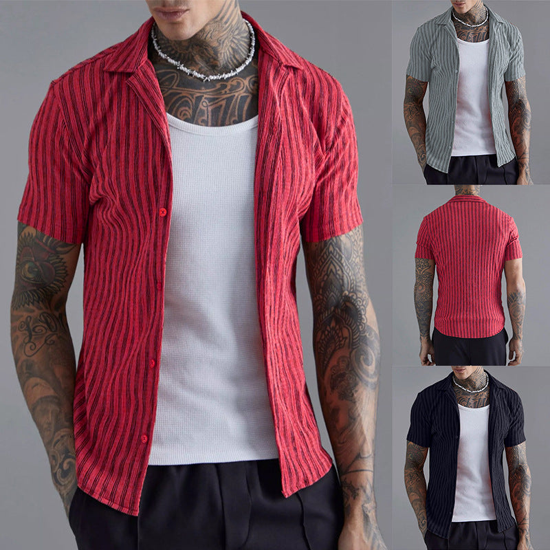 Striped shirt-D57